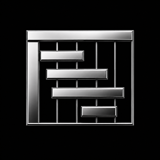 Silver Gantt chart icon